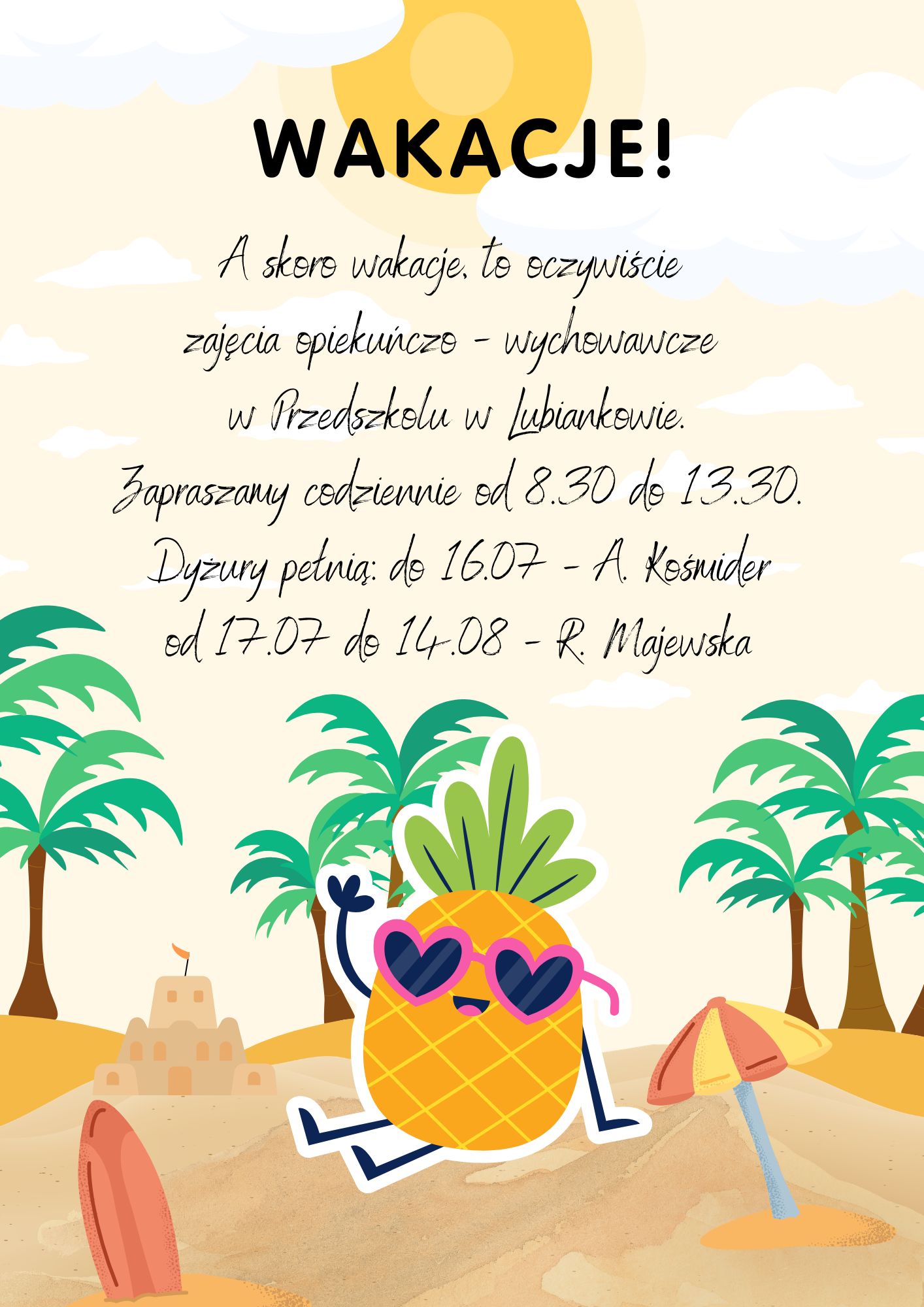 Zajęcia w przedszkolu